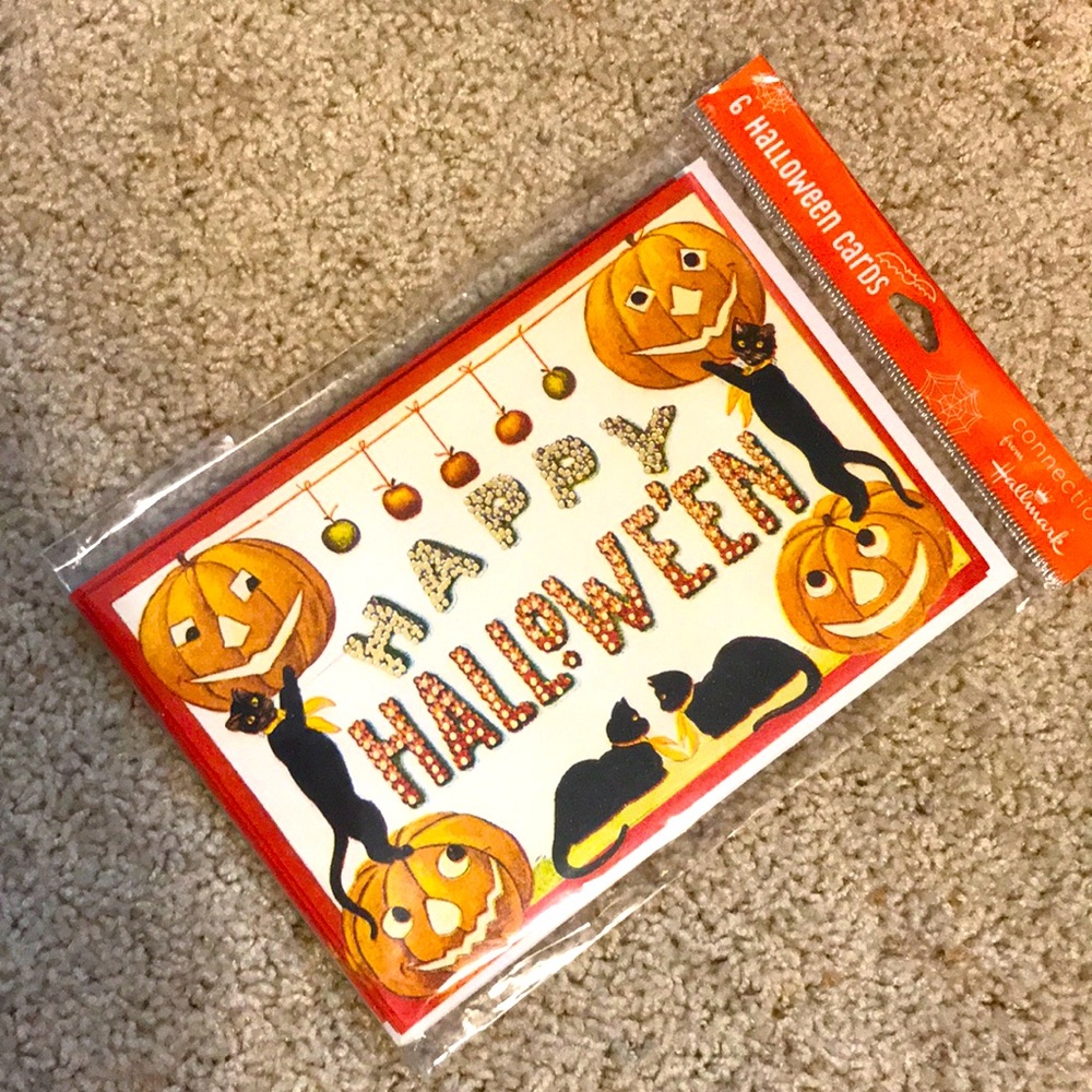 FREE WITH PURCHASE Halloween Greeting Cards - 5ct